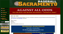 Desktop Screenshot of baseballsacramento.com